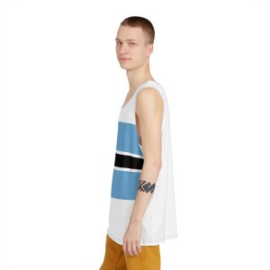 Flag of Botswana Mens Tank Aop