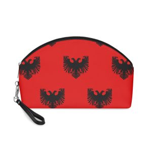Flamuri I Deciqit 1911 Albanian Flag Liberty Raised By Ded Gjo Luli Decq Red Makeup Bag