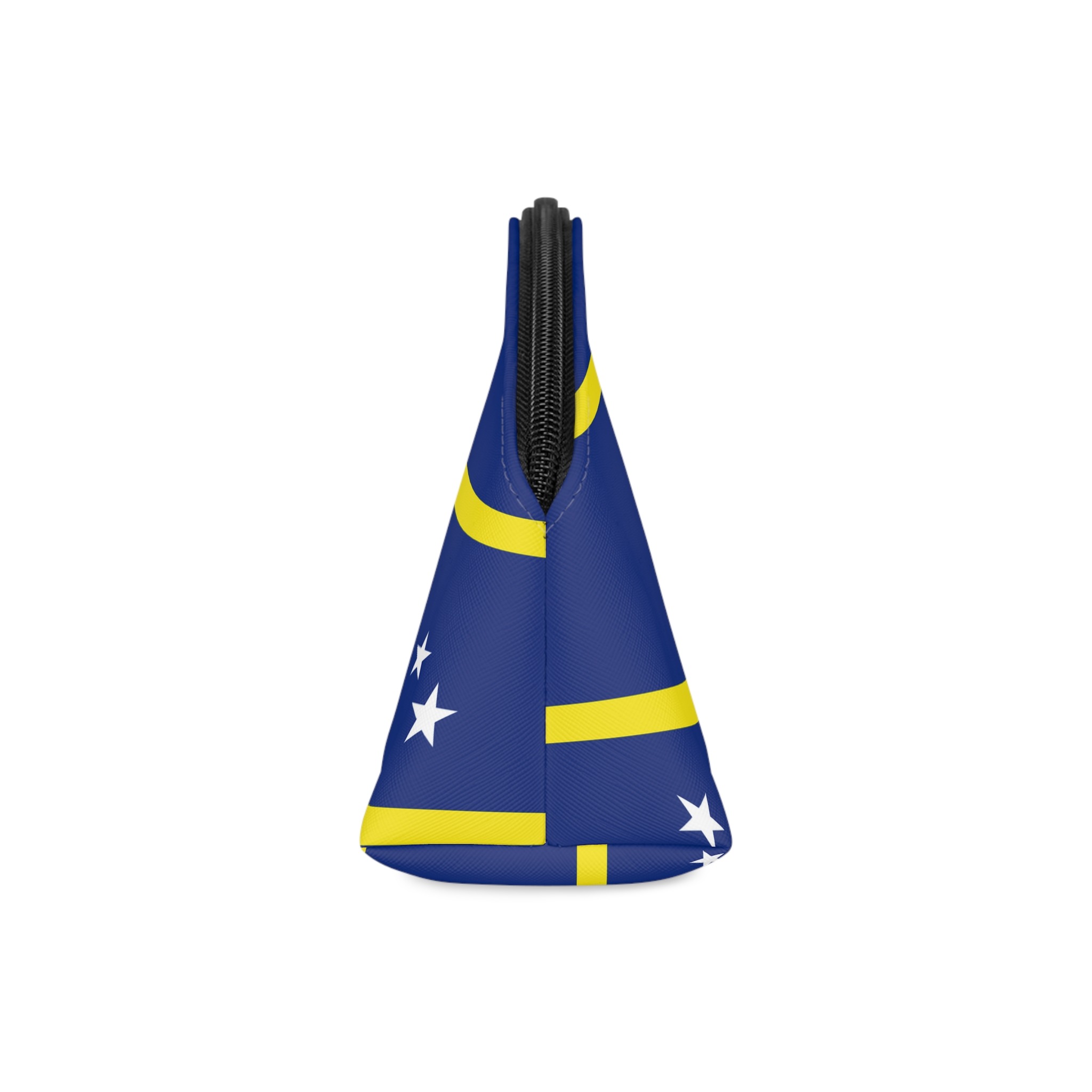 Flag Curacao Blue Field With Yellow Stripe White Stars Caribbean National Flag Makeup Bag - Image 4