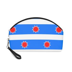 Orok Uilta Flag Blue White Yellow Indigenous Banner Sakhalin Symbol Arctic Heritage Makeup Bag