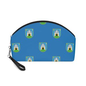 Flag of Zagreb Makeup Bag