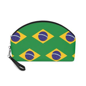 Flag of Brazil Makeup Bag