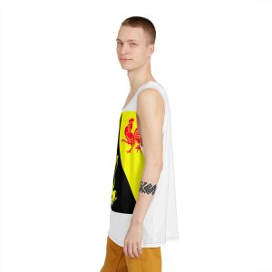 Drapeau Province Be Brabant Wallon Mens Tank Aop