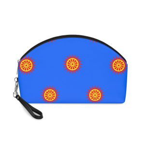 Flag of Obukhiv Raion Makeup Bag