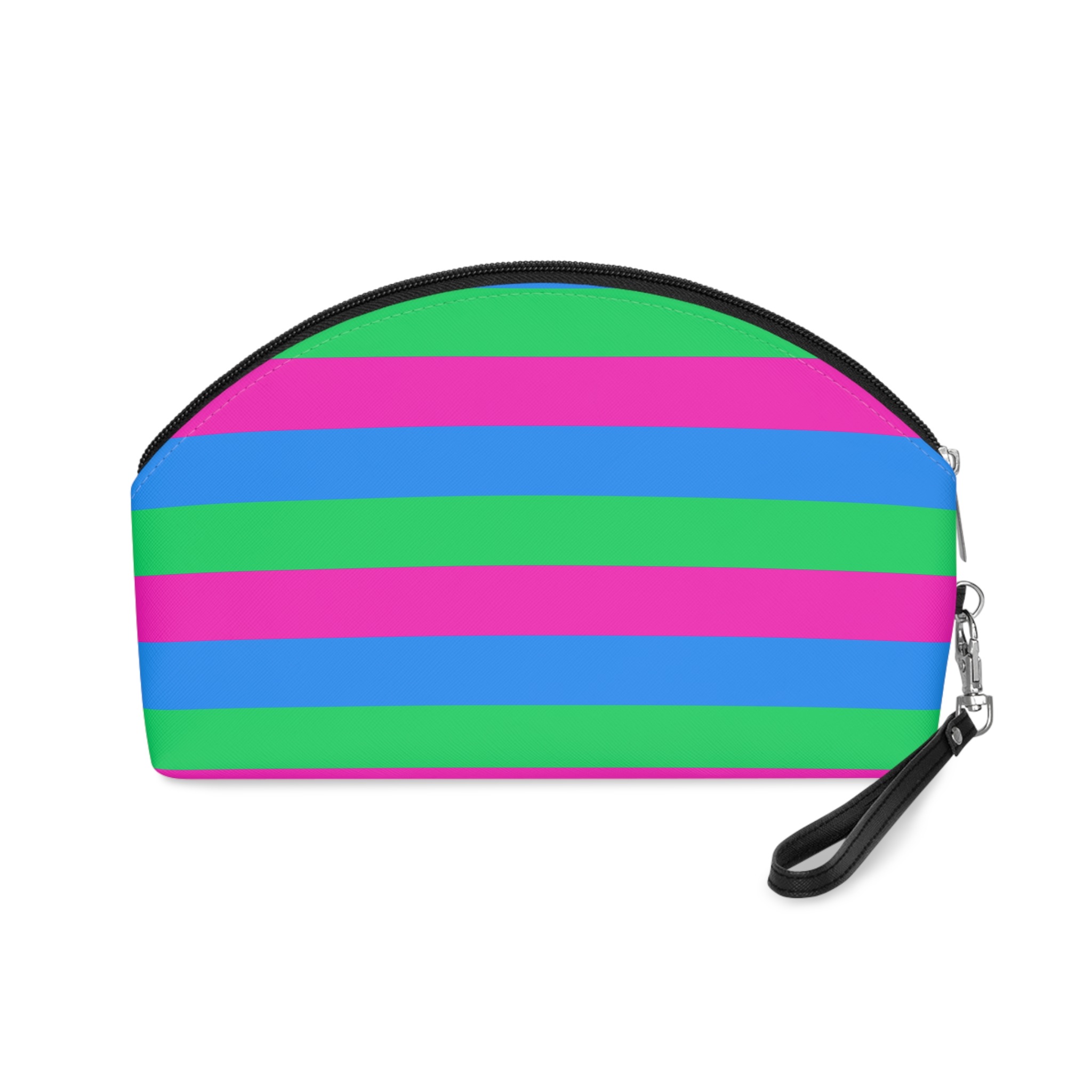 Polysexuality Pride Flag Makeup Bag - Image 2