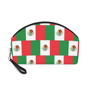 Mexico Flag Makeup Bag