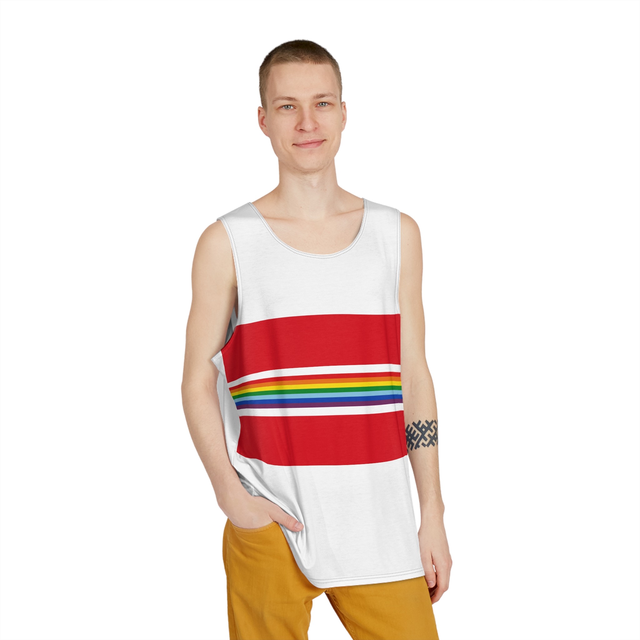Bandera Canas Mens Tank Aop - Image 3