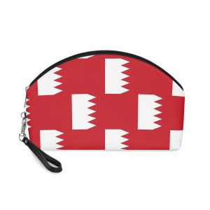 Bahrain Flag Makeup Bag