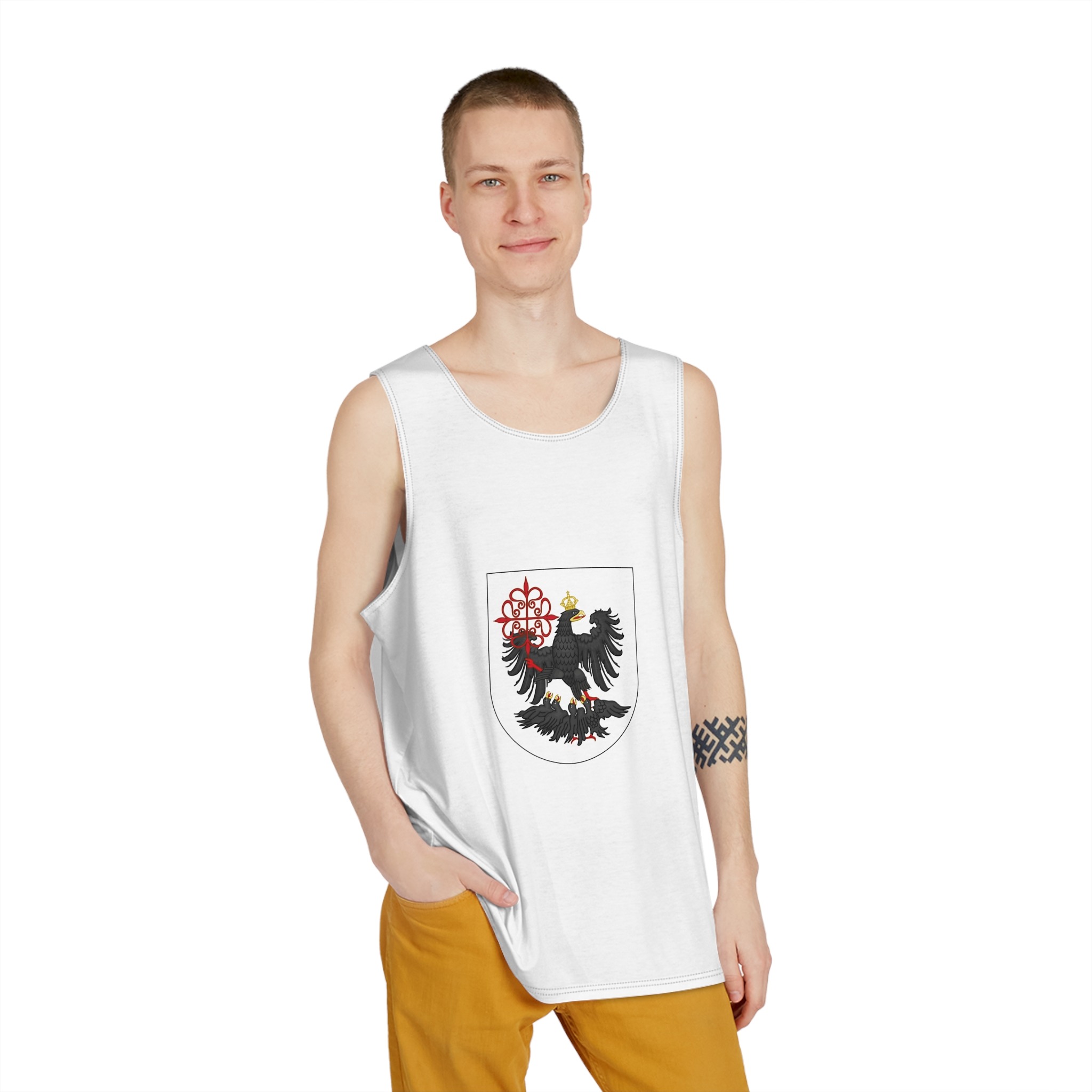 Bandera de La Ciudad de Buenos Aires Mens Tank Aop - Image 3