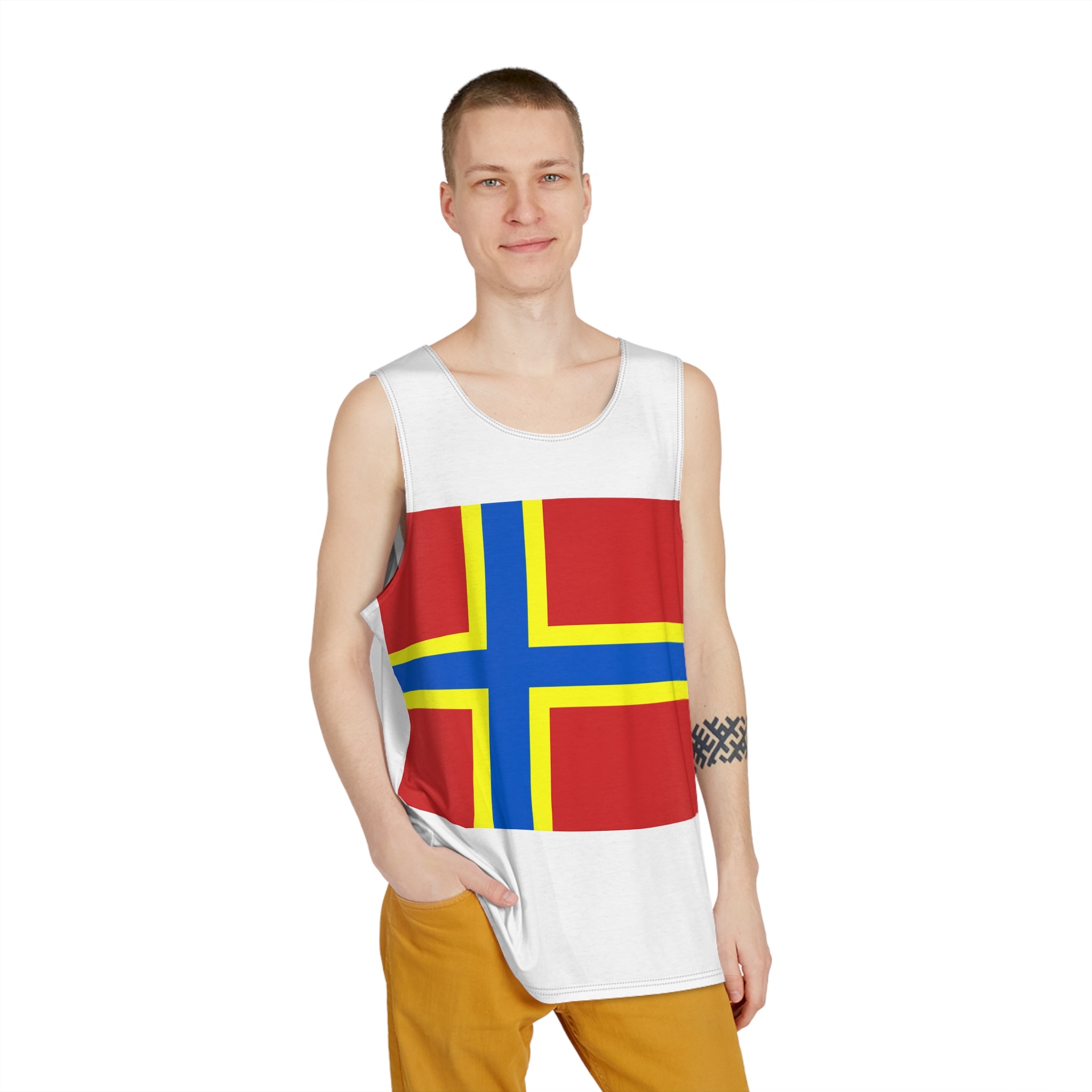 Flag of Orkney Mens Tank Aop - Image 3