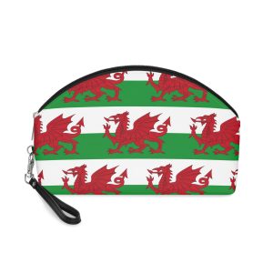 Red Dragon Wales Symbol Welsh Identity Makeup Bag