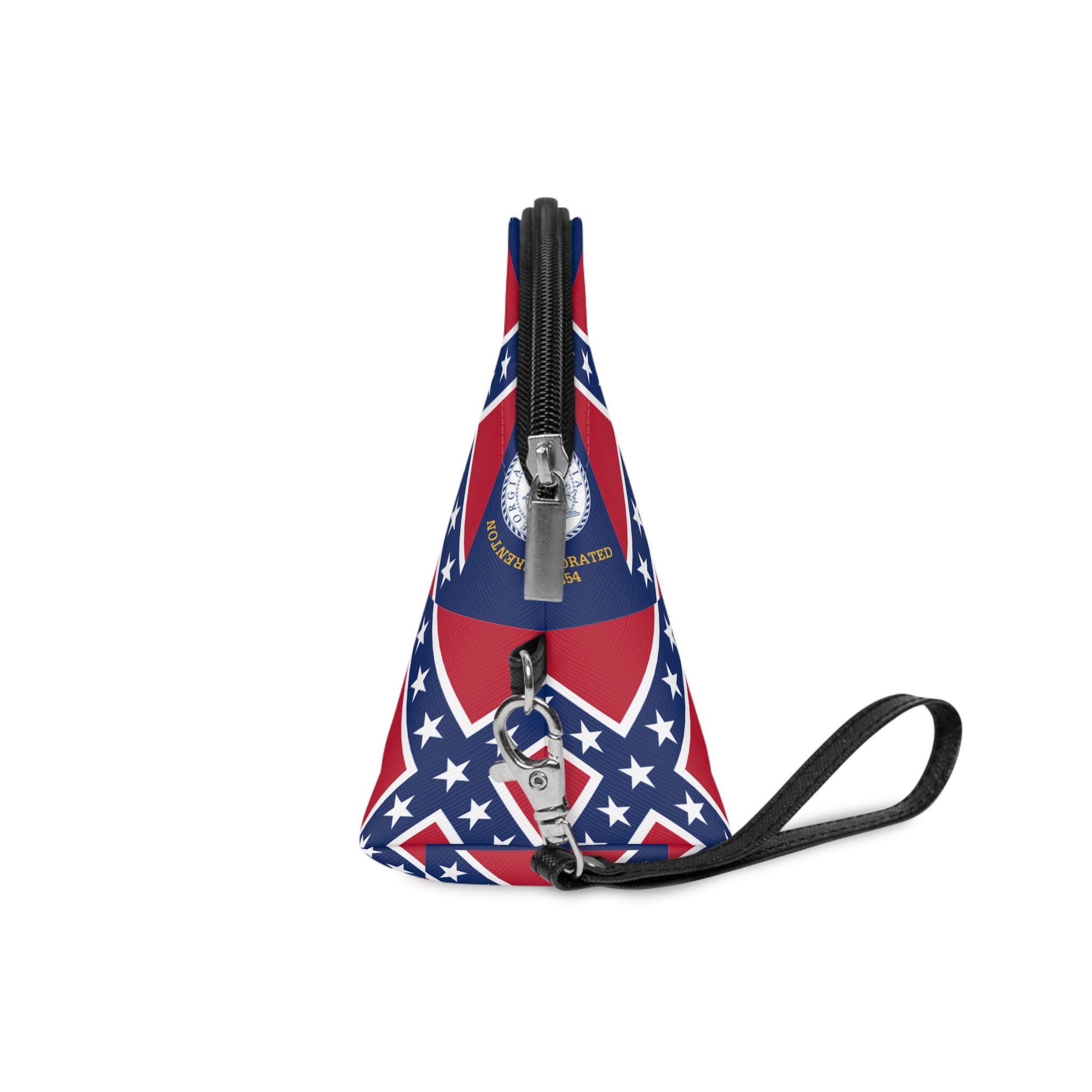 Flag of Trenton, Georgia Makeup Bag - Image 3