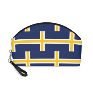 Regional Flag of Roslagen Makeup Bag