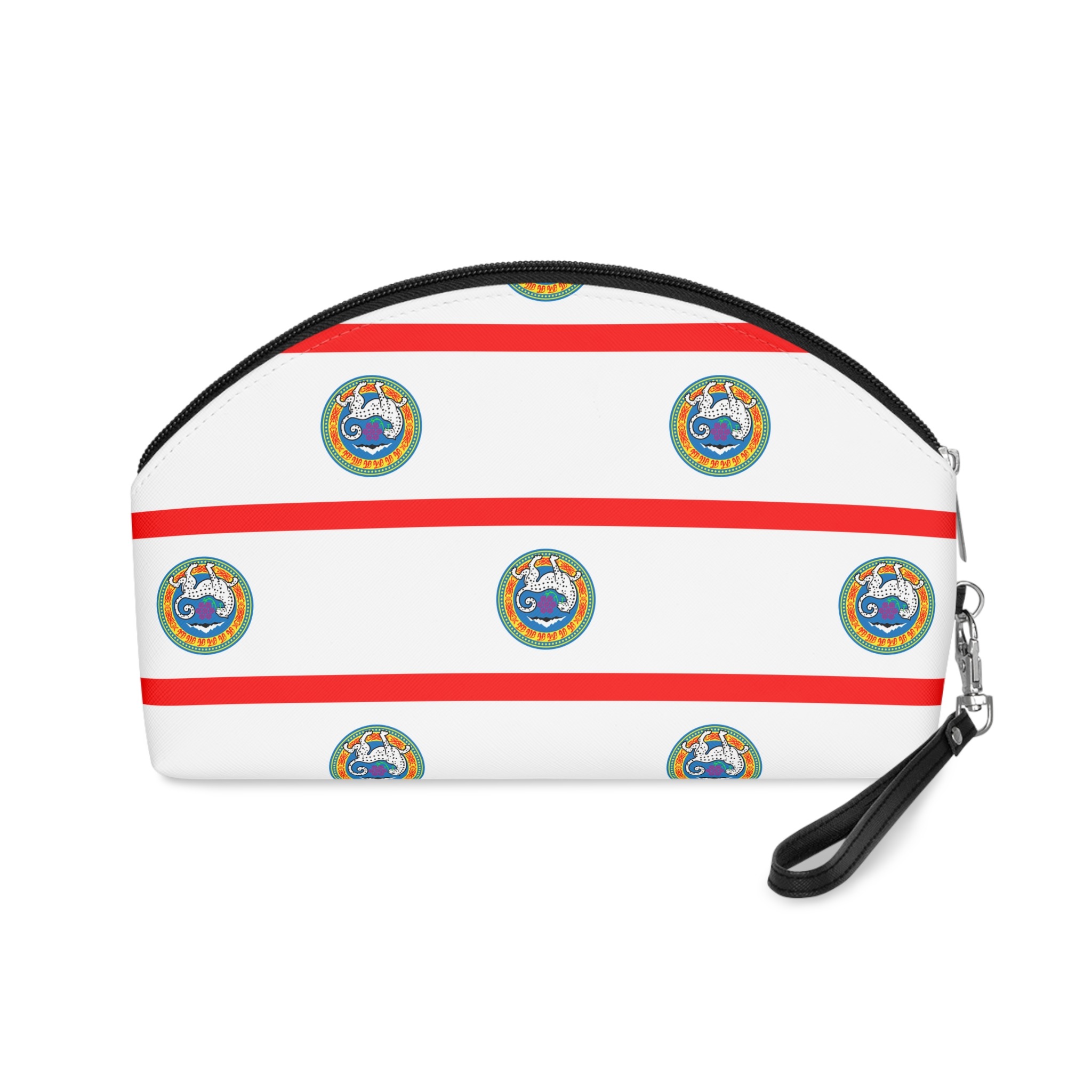 Flag of Almaty Makeup Bag - Image 2