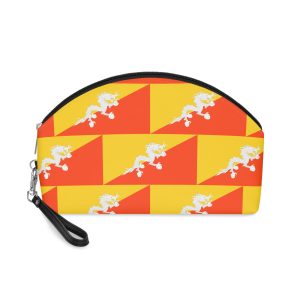 Bhutan Flag Makeup Bag
