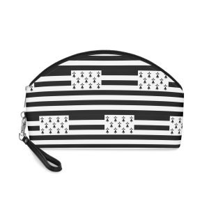 Flag of Brittany Makeup Bag