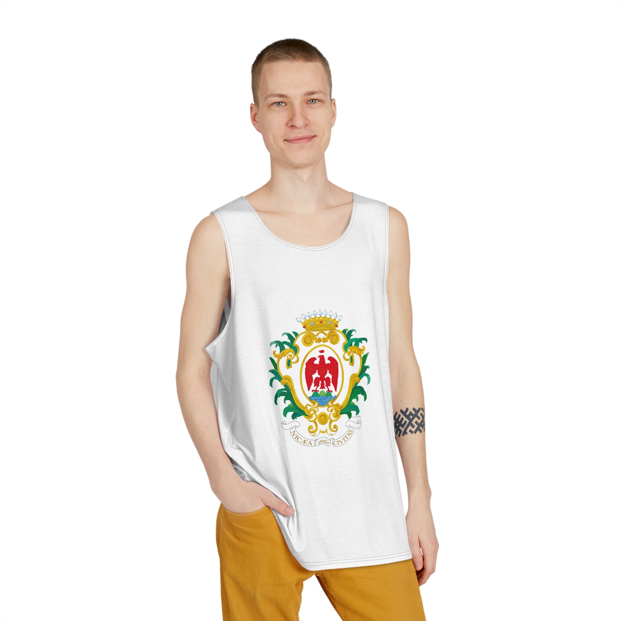 Bandièra de Niça Mens Tank Aop - Image 3