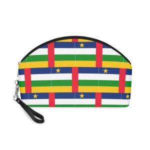 Central African Republic Flag Makeup Bag