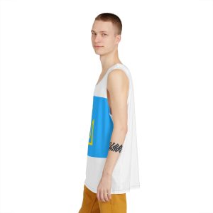 Flag of Volodymyr District Mens Tank Aop