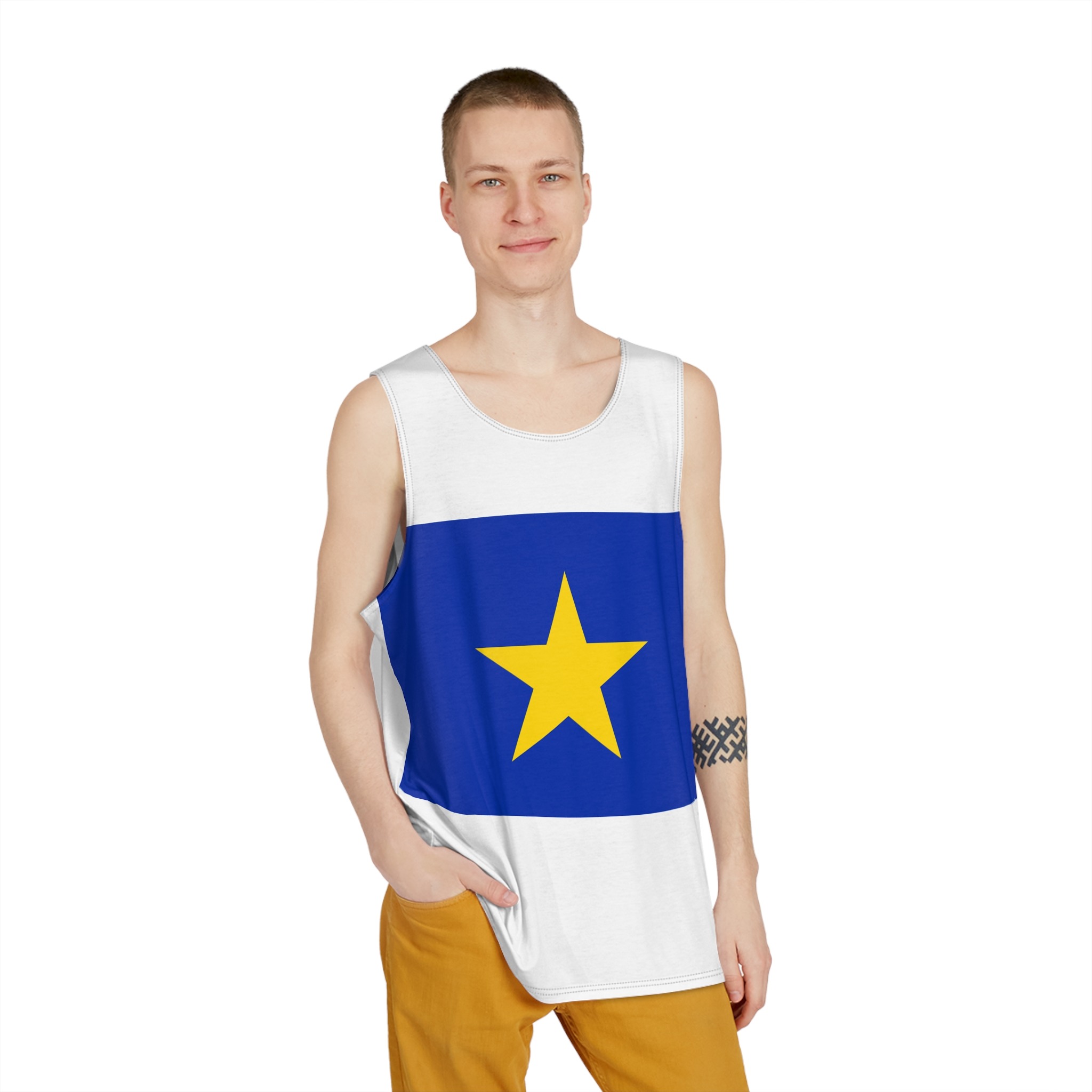 Flag of Atacama, Chile Mens Tank Aop - Image 3
