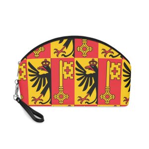 Flag of Canton of Geneva Makeup Bag