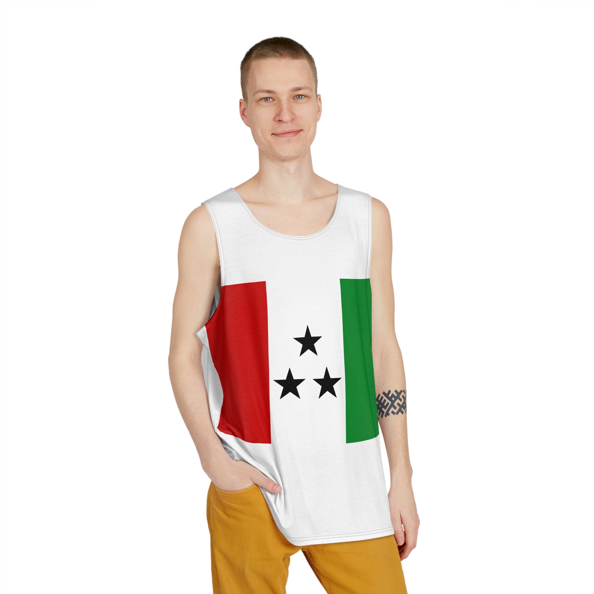 Bandera de La Comarca Ngäbe Buglé Mens Tank Aop - Image 3