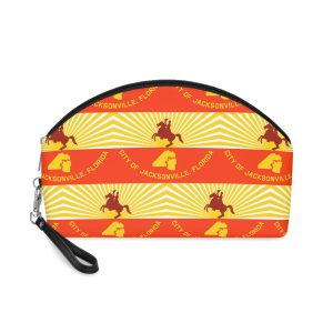Flag of Jacksonville Florida Makeup Bag