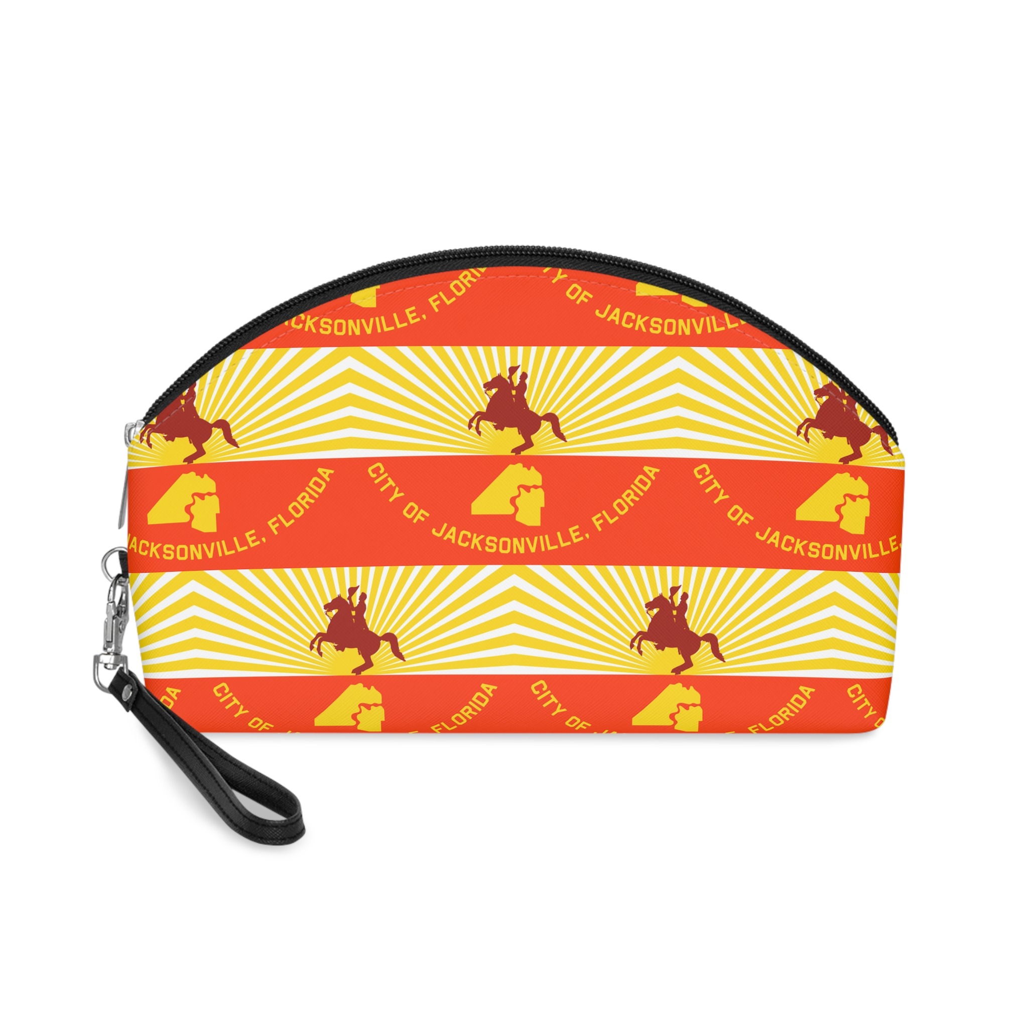 Flag of Jacksonville Florida Makeup Bag