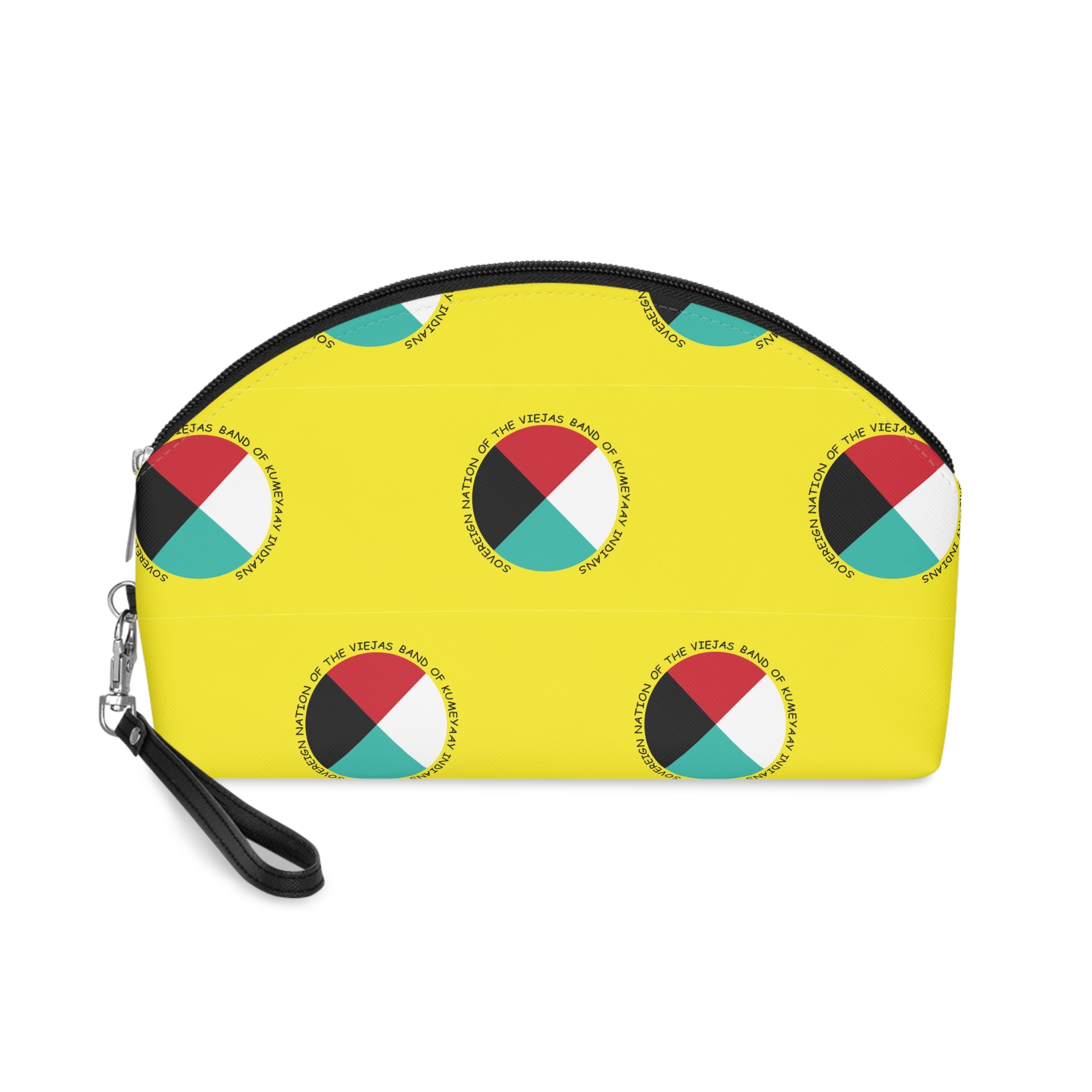Flag of the Viejas Band of Kumeyaay Indians Makeup Bag