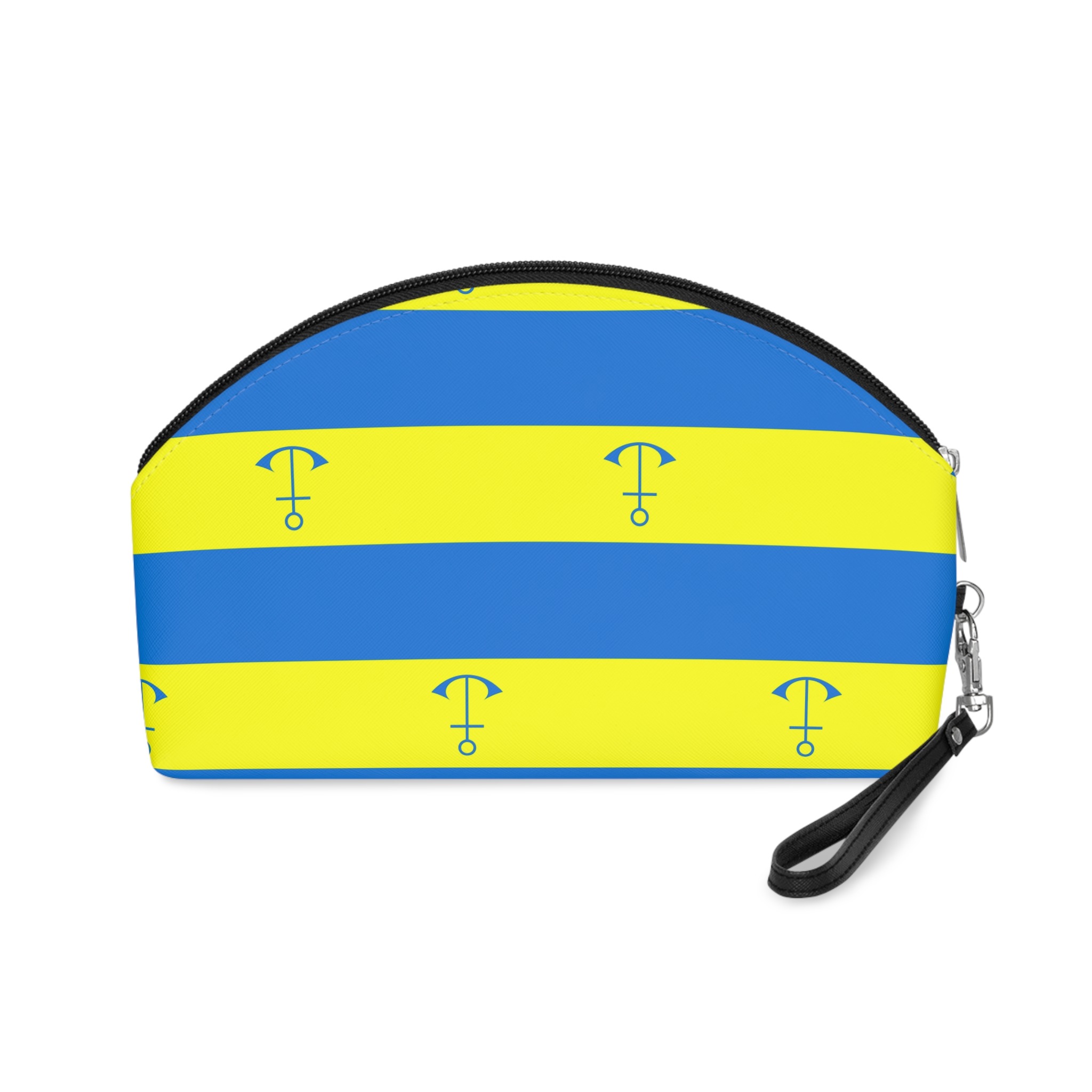 Flag of Henichesk Raion Makeup Bag - Image 2