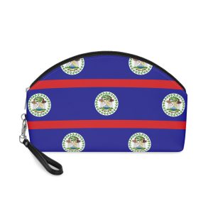 Flag of Belize Makeup Bag