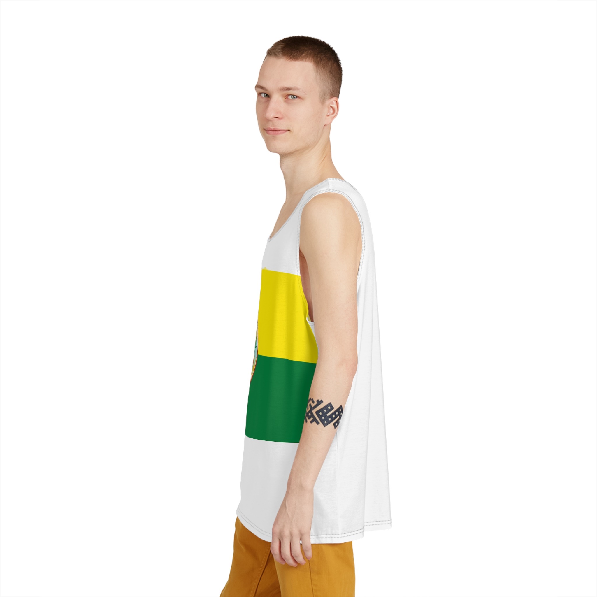 Flag Ang Thong Province Mens Tank Aop