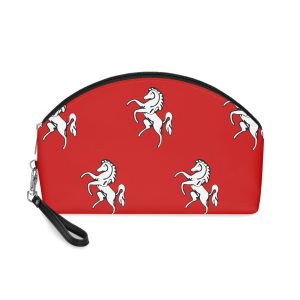 Kent Flag White Horse Red Background Historic County Flag Kent United Kingdom English Makeup Bag