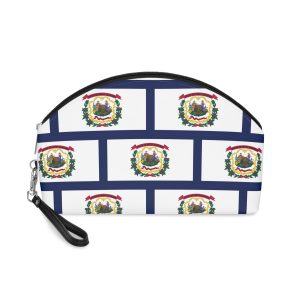 Flag of West Virginia Makeup Bag