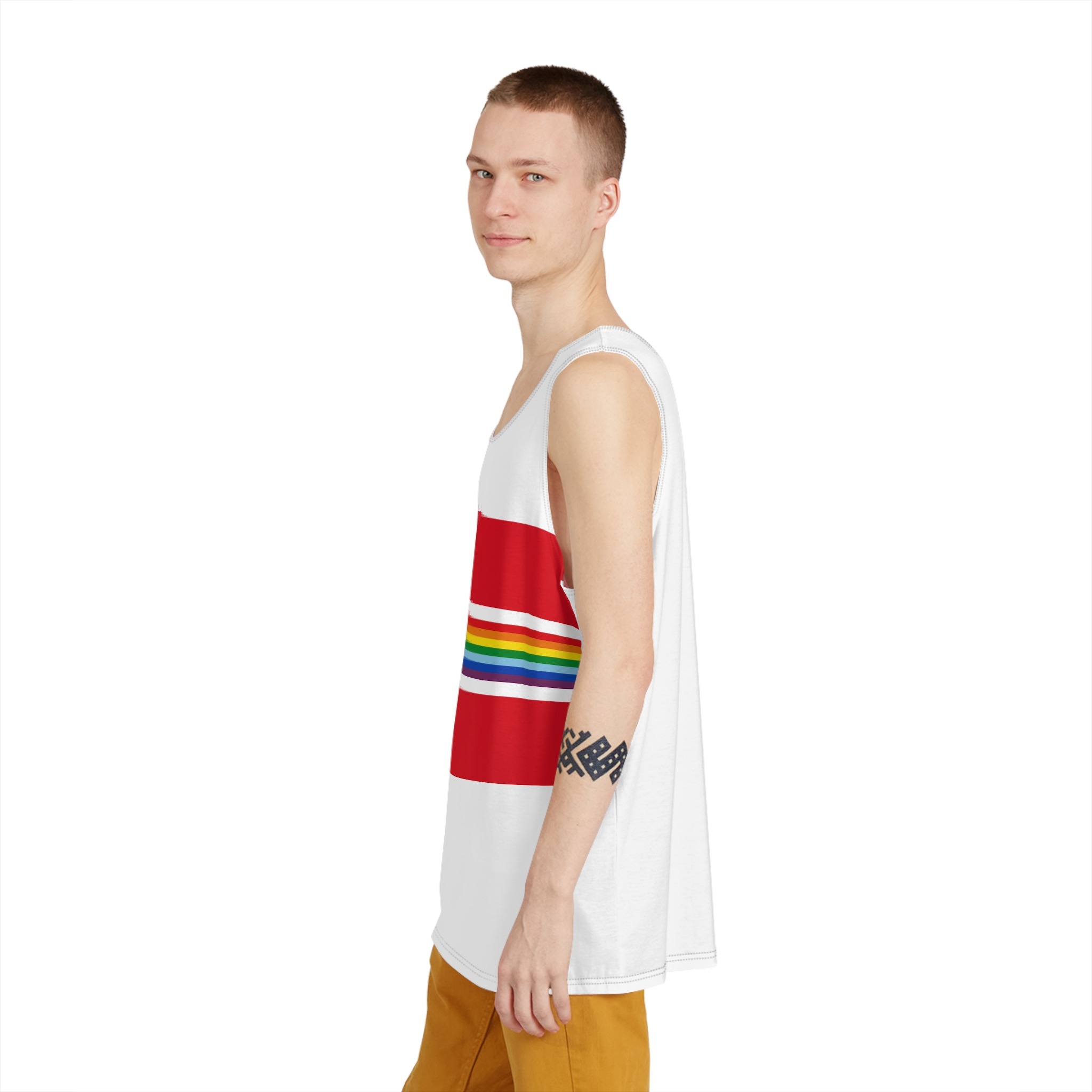 Bandera Canas Mens Tank Aop