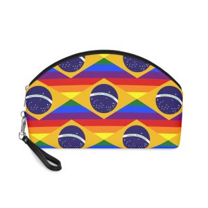 Brazil Gay Flag Makeup Bag