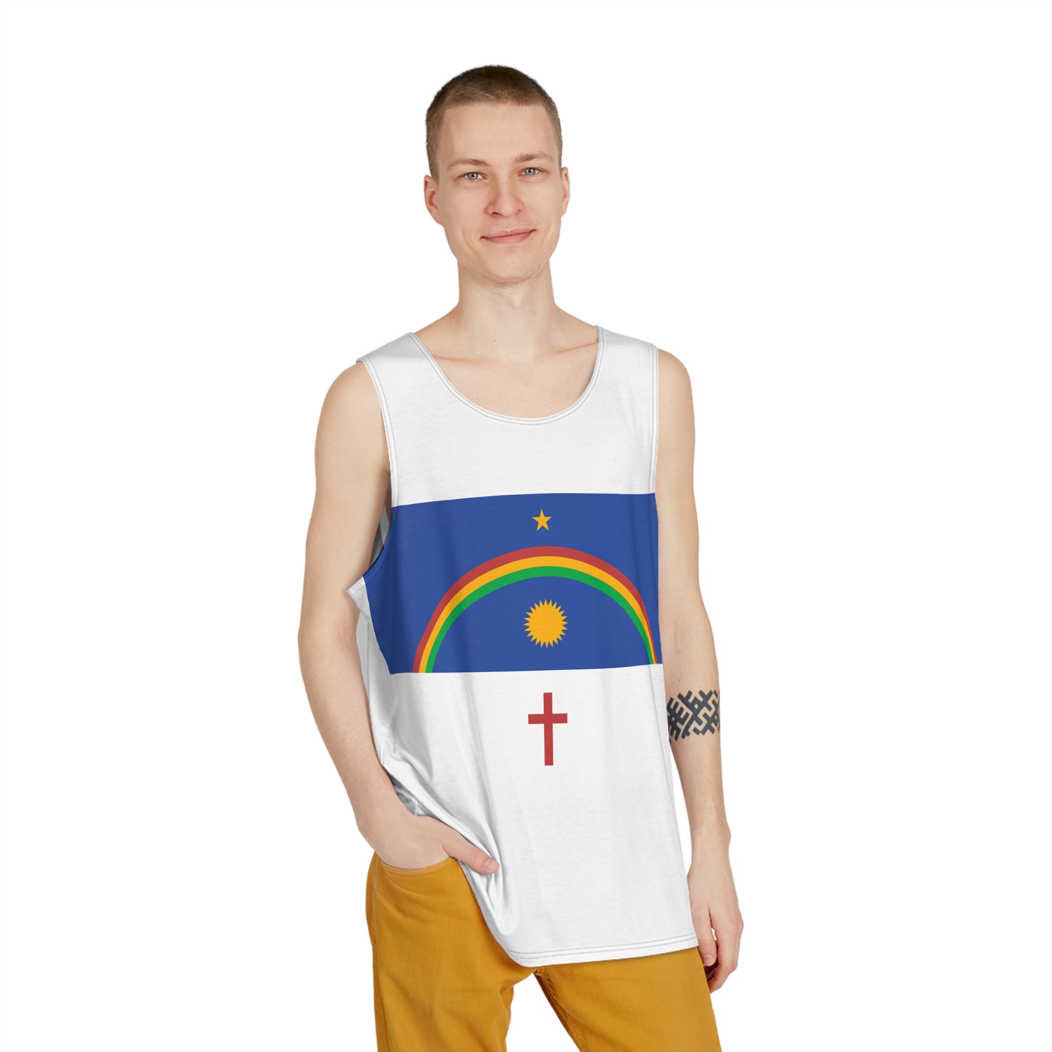 Bandeira de Pernambuco Mens Tank Aop - Image 3