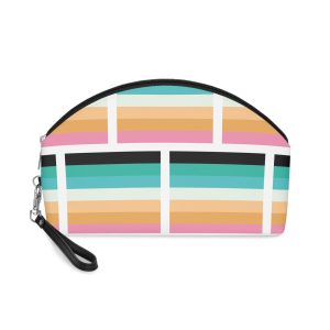 Vibrant Aromantic Pride Flag With Seven Horizontal Stripes Makeup Bag