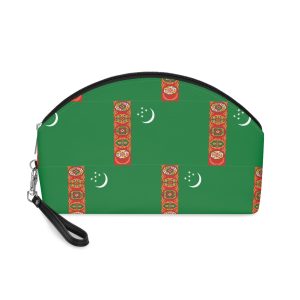 Flag of Turkmenistan Makeup Bag