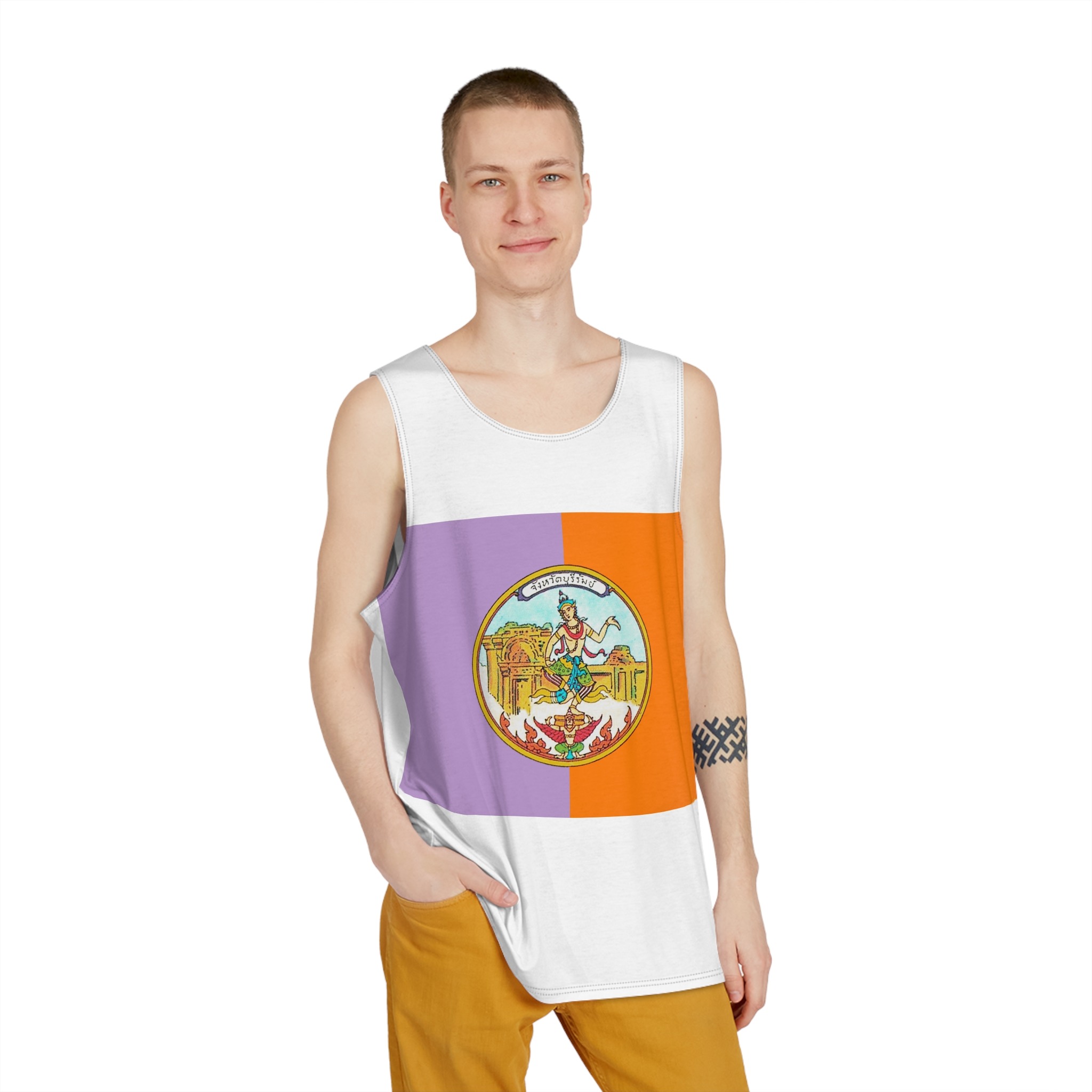 Flag Buriram Province Mens Tank Aop - Image 3