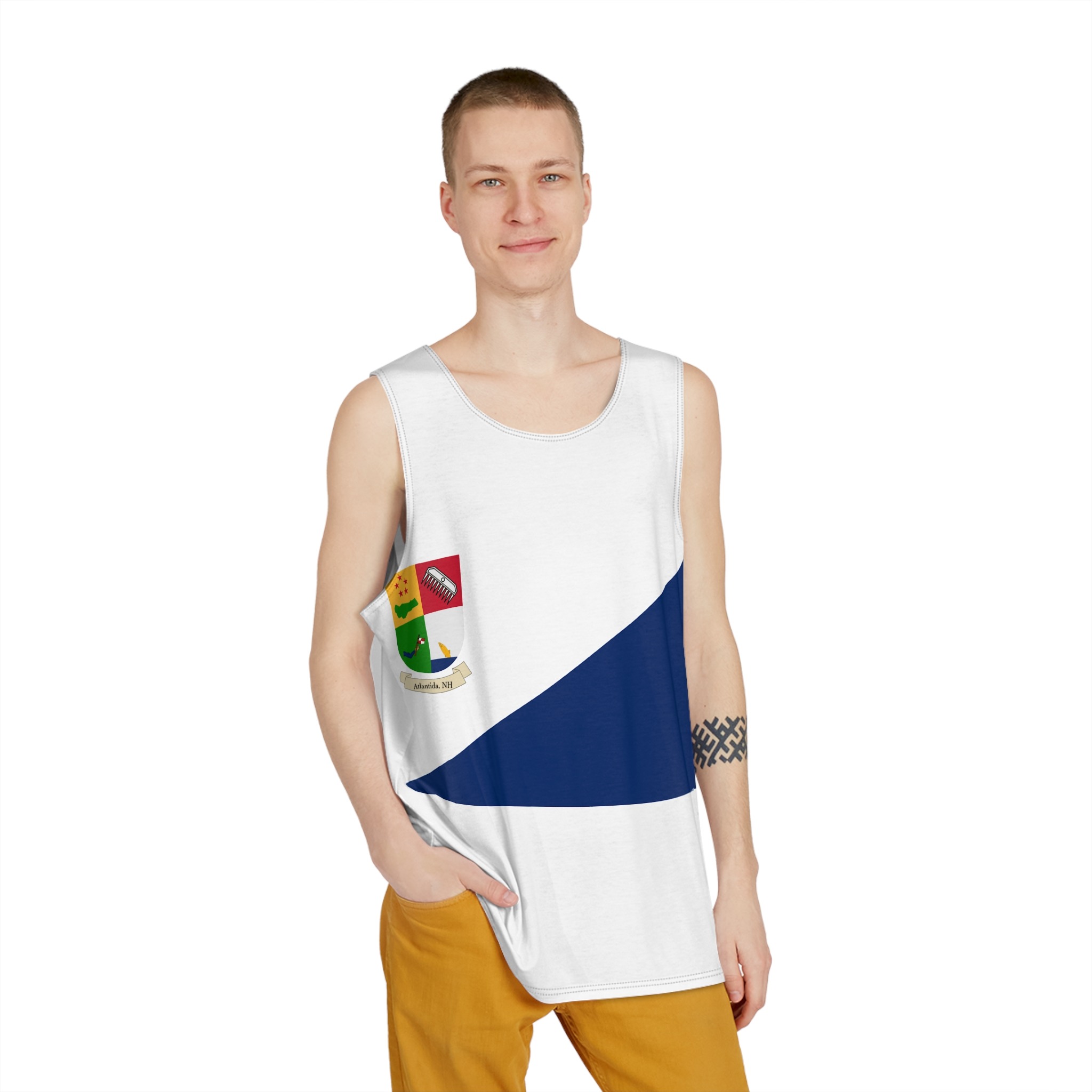 Flag of Atlantida Department Mens Tank Aop - Image 3