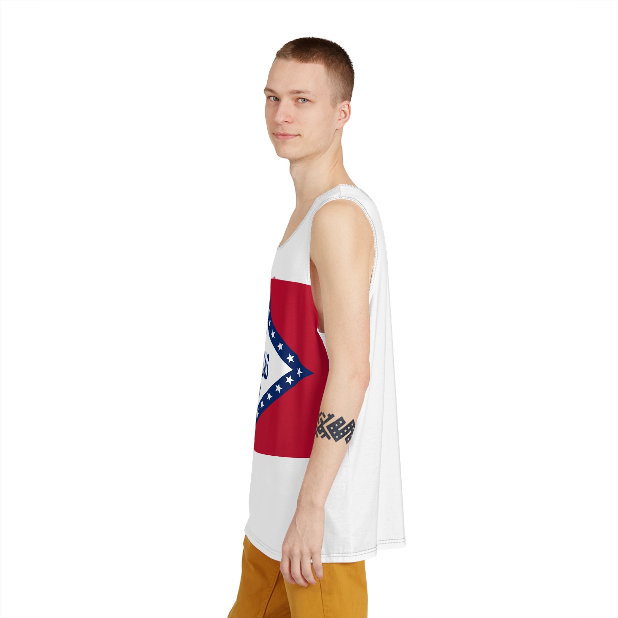 Flag of Arkansas (1913–1923) Mens Tank Aop