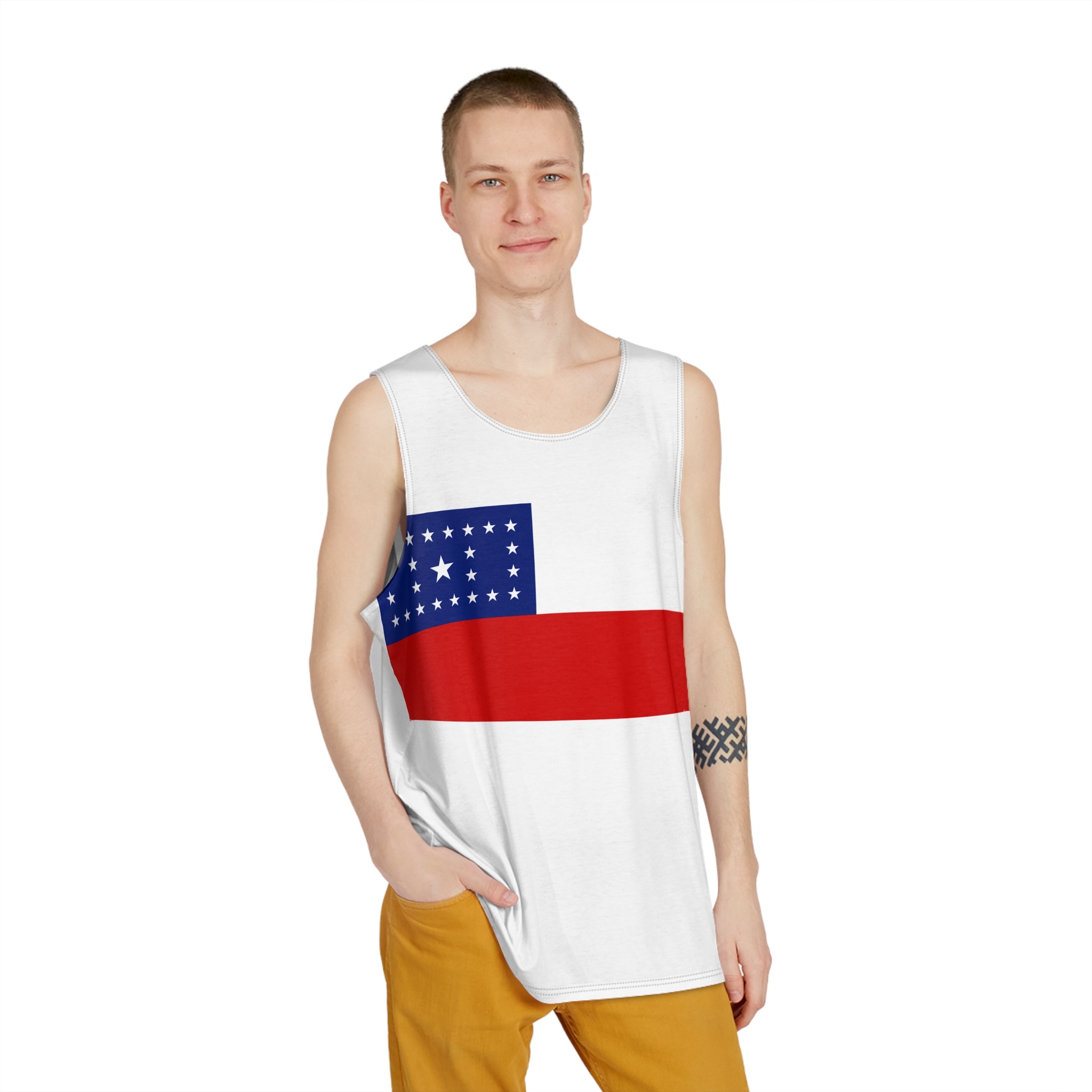 Bandeira Do Amazonas Mens Tank Aop - Image 3