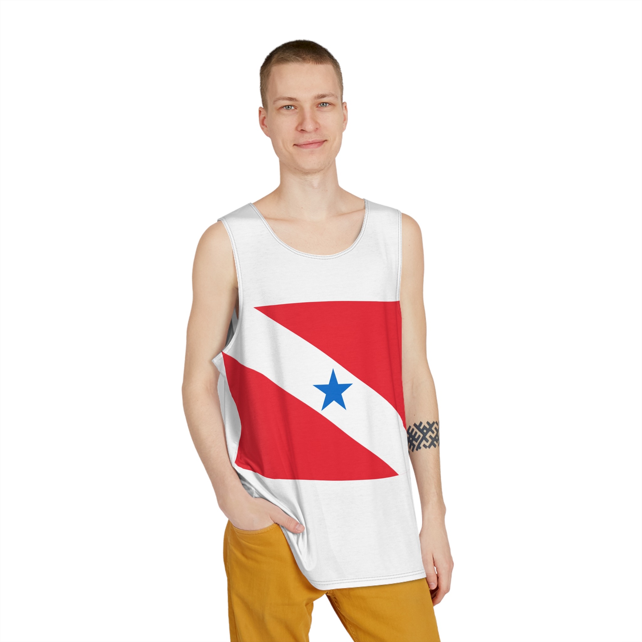 Bandeira Do Pará Mens Tank Aop - Image 3