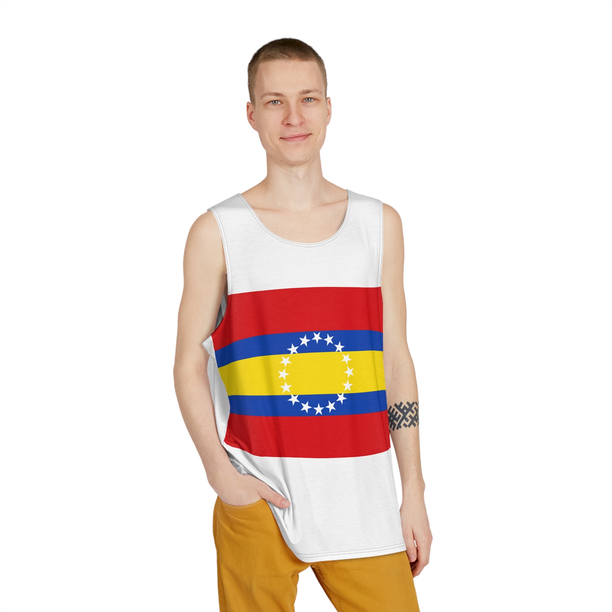 Bandera Provincia Loja Mens Tank Aop - Image 3
