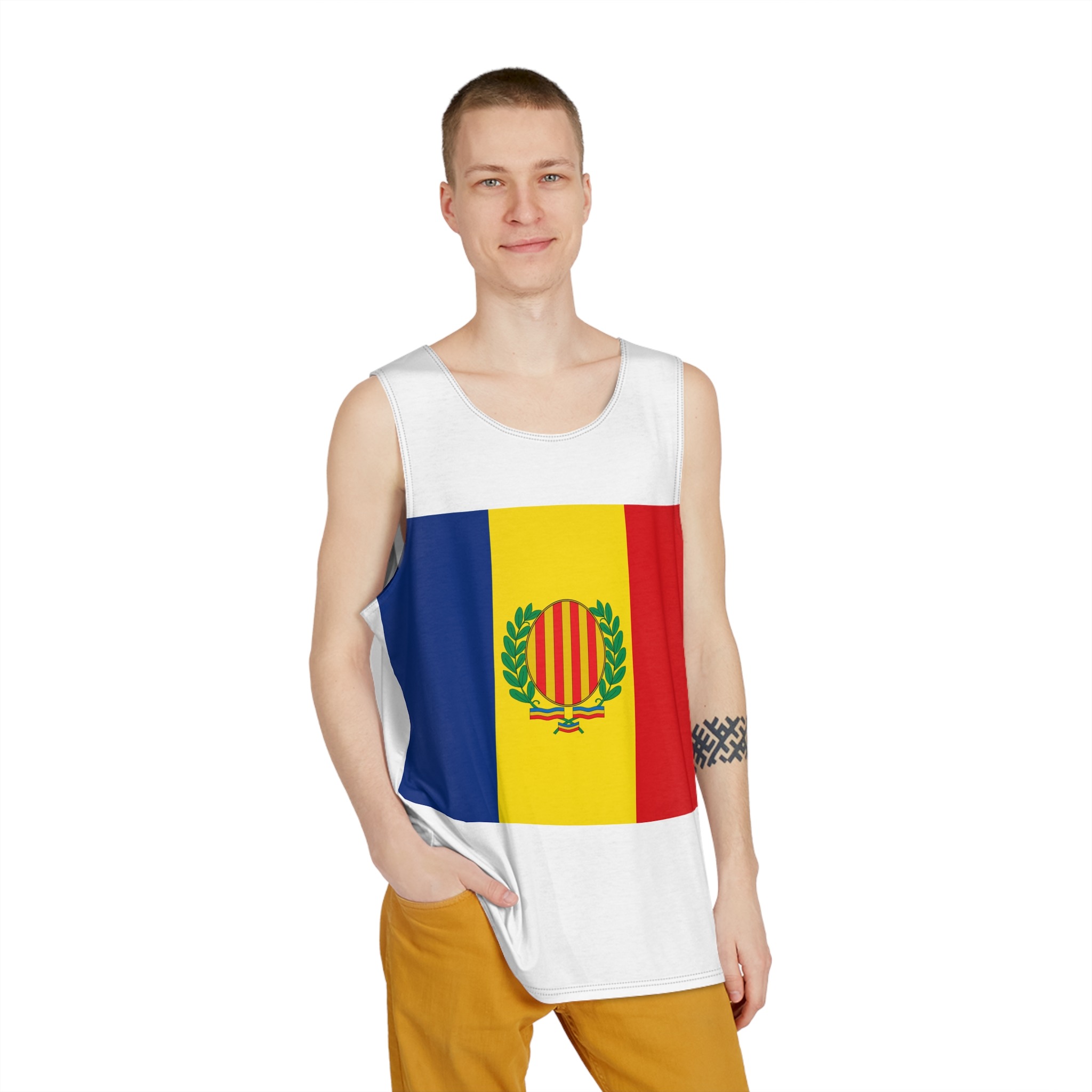 Bandera de San Julián de Loria Mens Tank Aop - Image 3