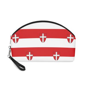Flag of Vienna (state) Makeup Bag