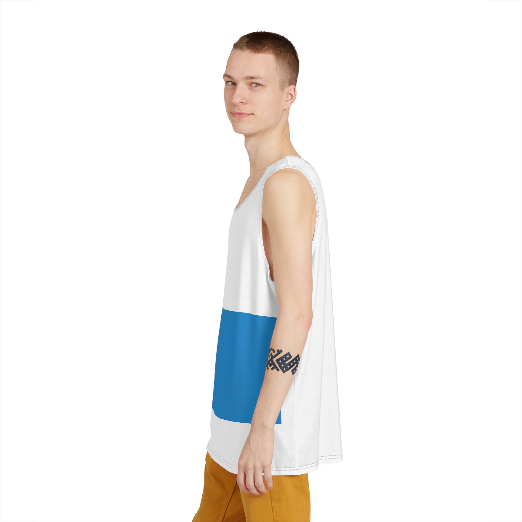 Flag of Canton of Lucerne Mens Tank Aop