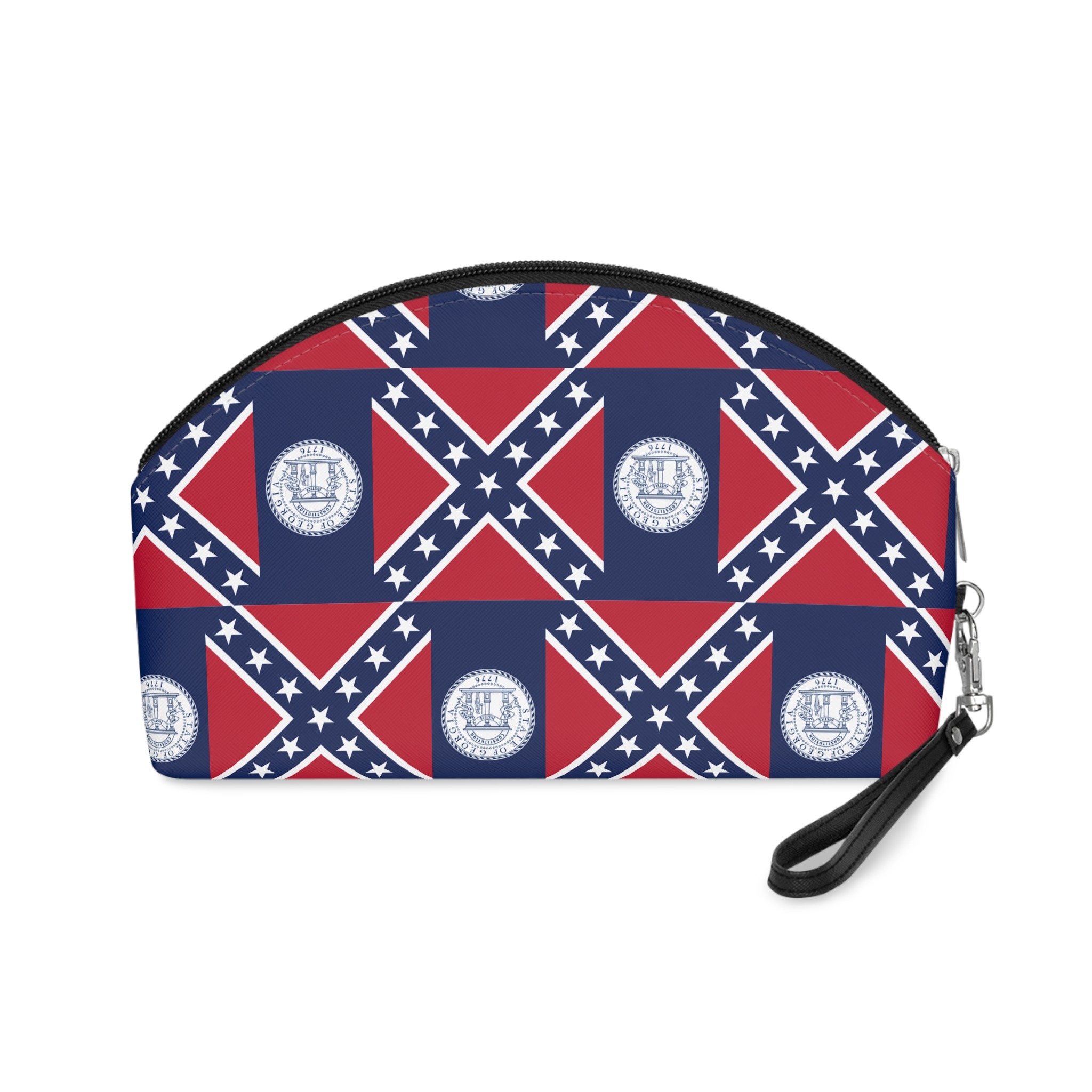 Flag of the State of Georgia (1956–2001) Makeup Bag - Image 2