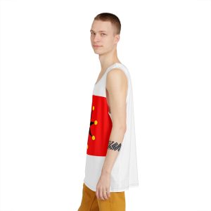Chinese Army Wuhan Flag 1911 1928 18 Dots Mens Tank Aop